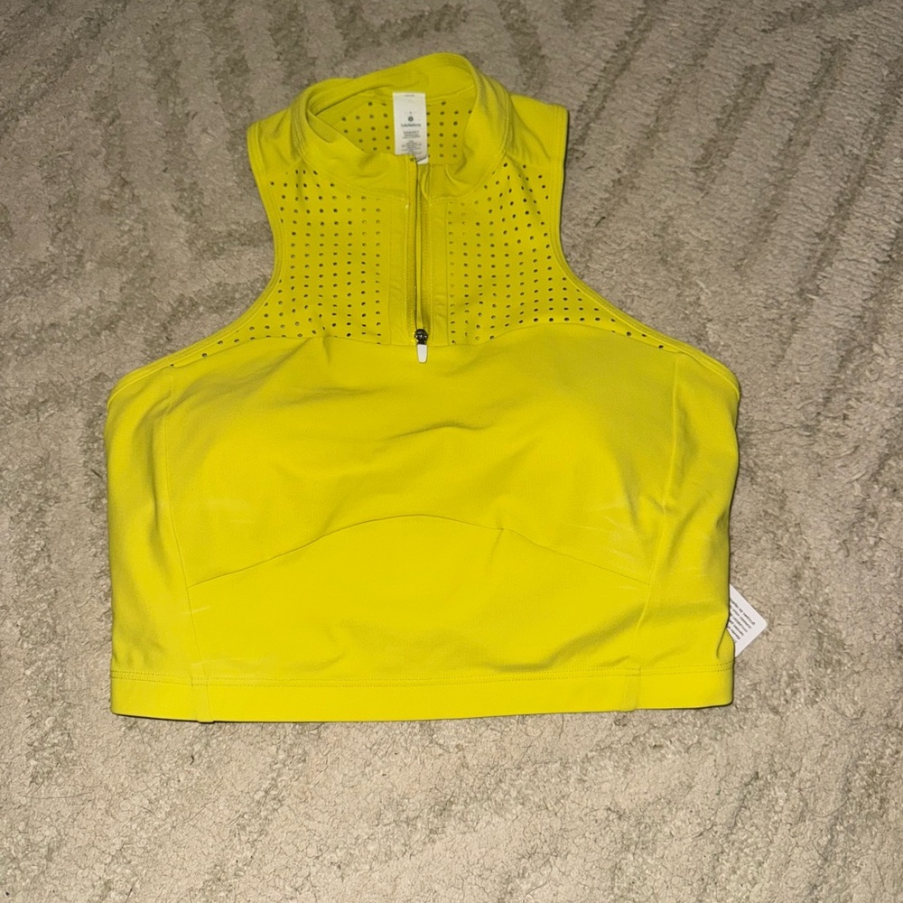Lululemon Athletica Yellow Tank Top